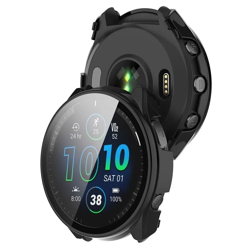 VIP Favorite Garmin Forerunner 965 Hard Case with Glass (Black)  Today Only!