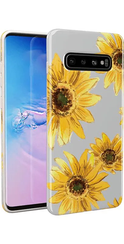 VIP Favorite Golden Garden | Yellow Sunflower Samsung Case  Limited Availability!