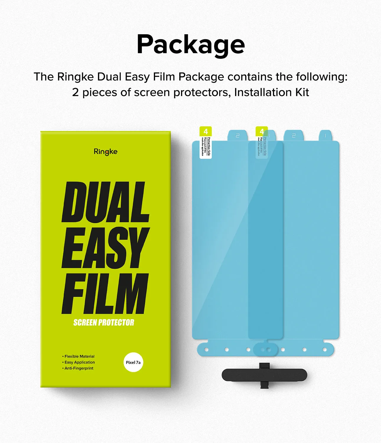 VIP Favorite Google Pixel 7a Screen Protector | Dual Easy Film [2P]  Dont Miss Out!