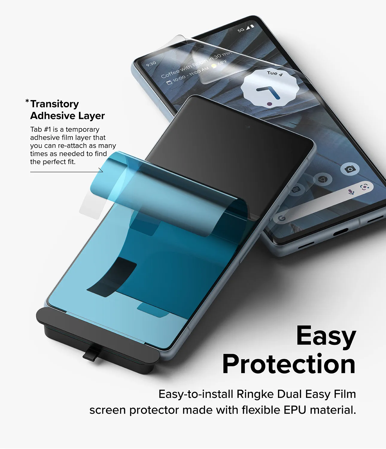 VIP Favorite Google Pixel 7a Screen Protector | Dual Easy Film [2P]  Dont Miss Out!