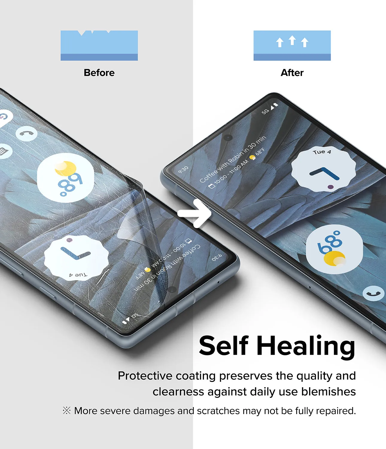 VIP Favorite Google Pixel 7a Screen Protector | Dual Easy Film [2P]  Dont Miss Out!