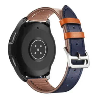 VIP Favorite Huawei Watch 3 (Pro) Leather Strap (White/Dark Blue)  Almost Gone!