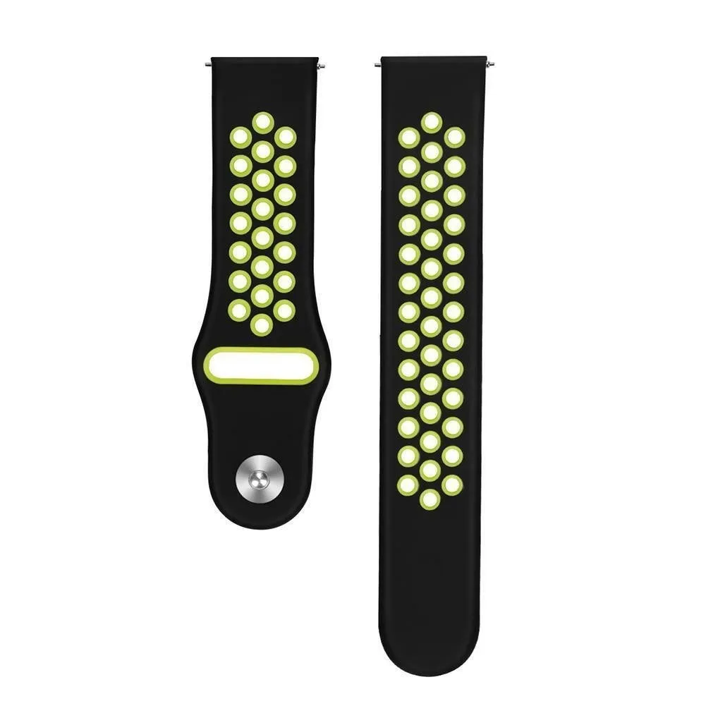 VIP Favorite Huawei Watch 3 (Pro) Sport Strap (Black/Yellow)  Stylish & Comfortable