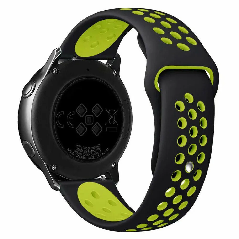VIP Favorite Huawei Watch 3 (Pro) Sport Strap (Black/Yellow)  Stylish & Comfortable