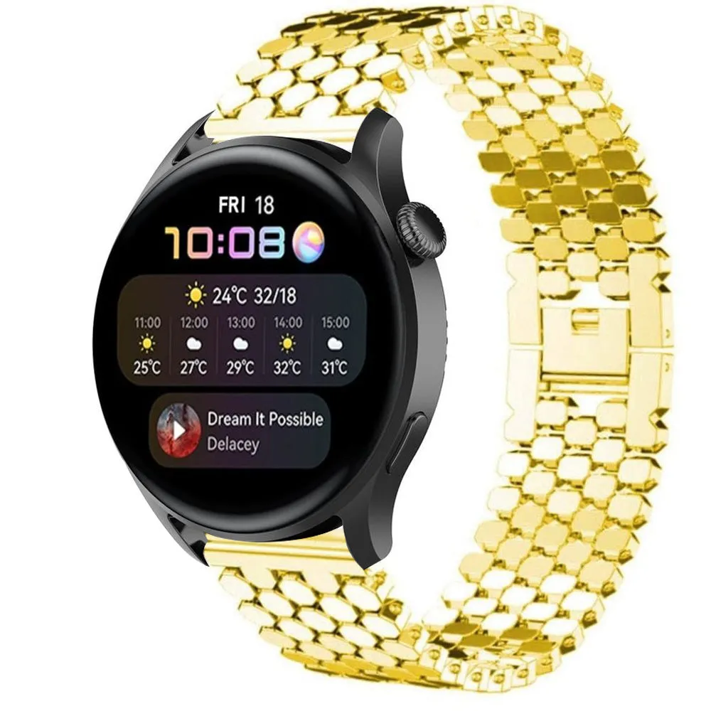 VIP Favorite Huawei Watch 3 (Pro) Steel Strap Hexagons (Gold)  Today Only!