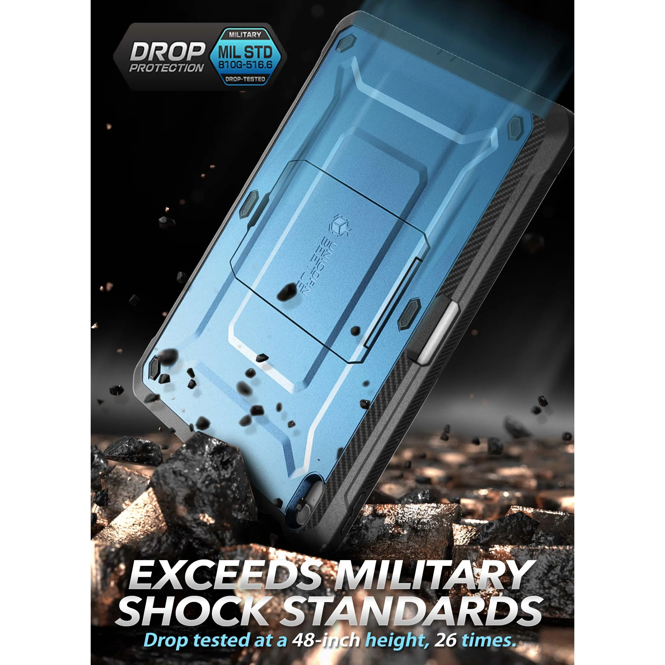 VIP Favorite iPad 10.9" 2022 Unicorn Beetle PRO Rugged Kickstand Case-Metallic Blue  Limited Availability!