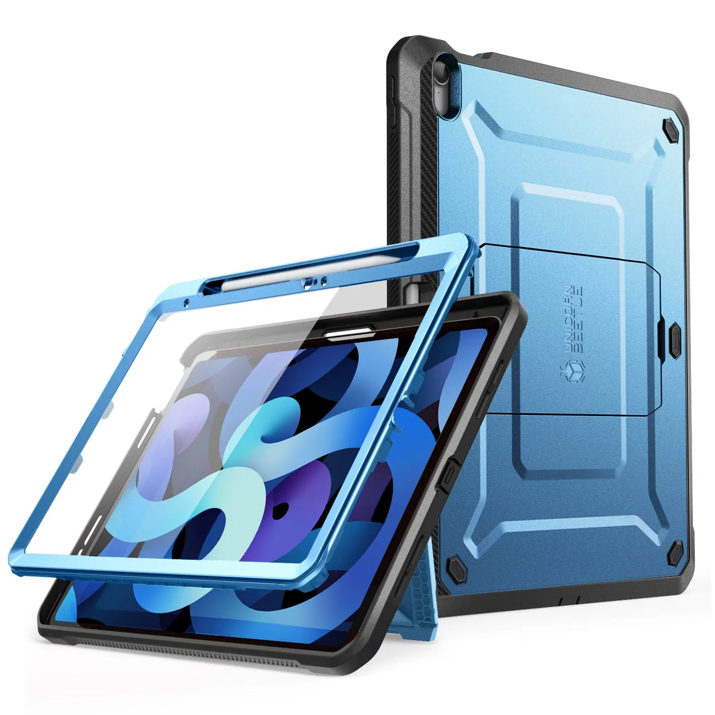 VIP Favorite iPad 10.9" 2022 Unicorn Beetle PRO Rugged Kickstand Case-Metallic Blue  Limited Availability!