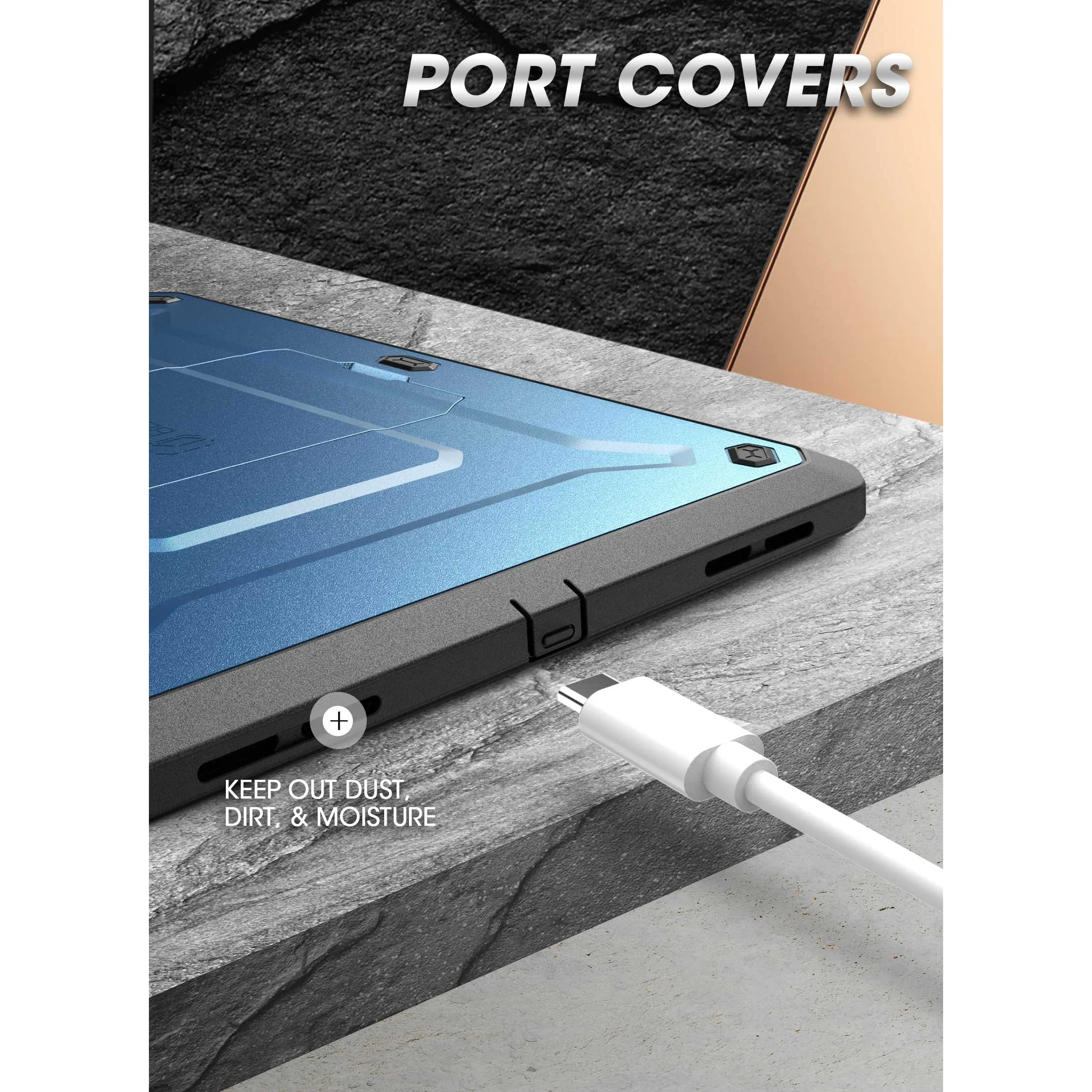 VIP Favorite iPad 10.9" 2022 Unicorn Beetle PRO Rugged Kickstand Case-Metallic Blue  Limited Availability!