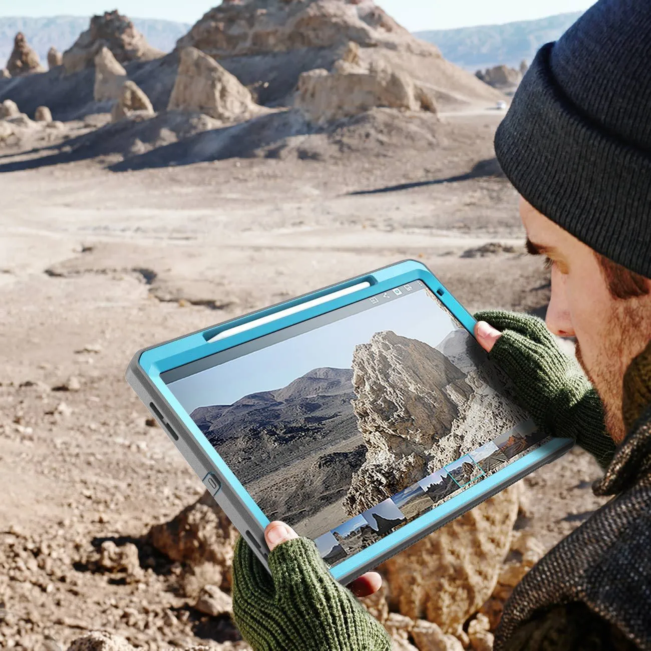 VIP Favorite iPad Pro 12.9 inch (2018) Unicorn Beetle Pro Full Body Case (Apple Pencil compatible)-Blue  Dont Miss Out!