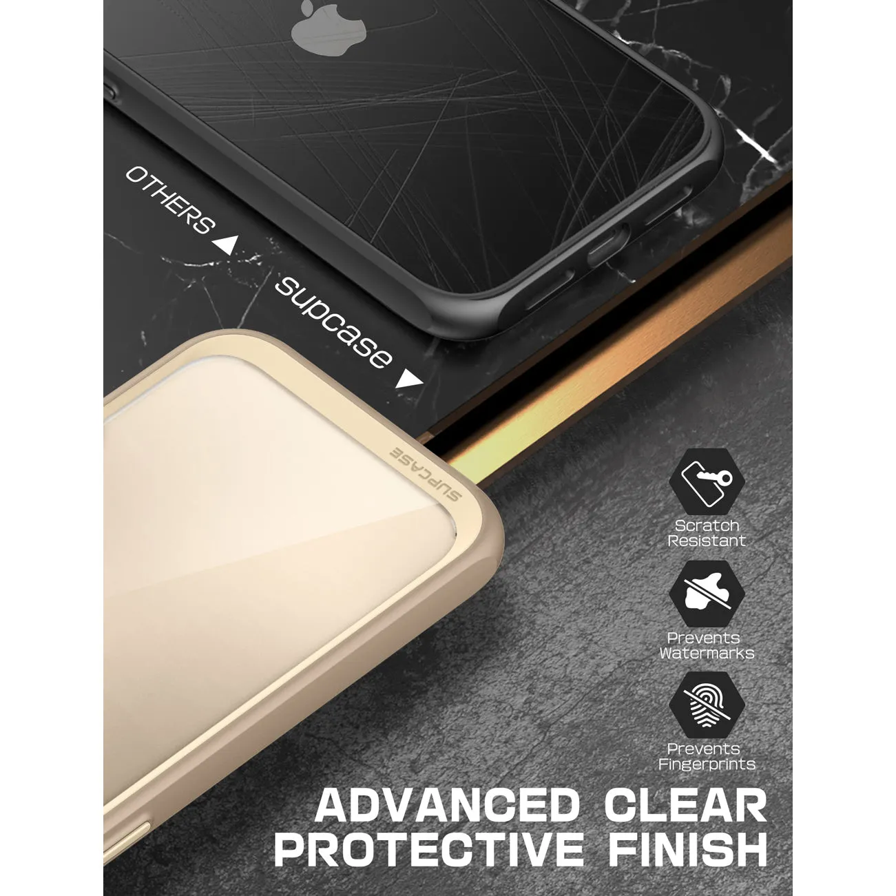 VIP Favorite iPhone 13 Pro 6.1 inch Unicorn Beetle Style Slim Clear Case-Tan  Limited Release!