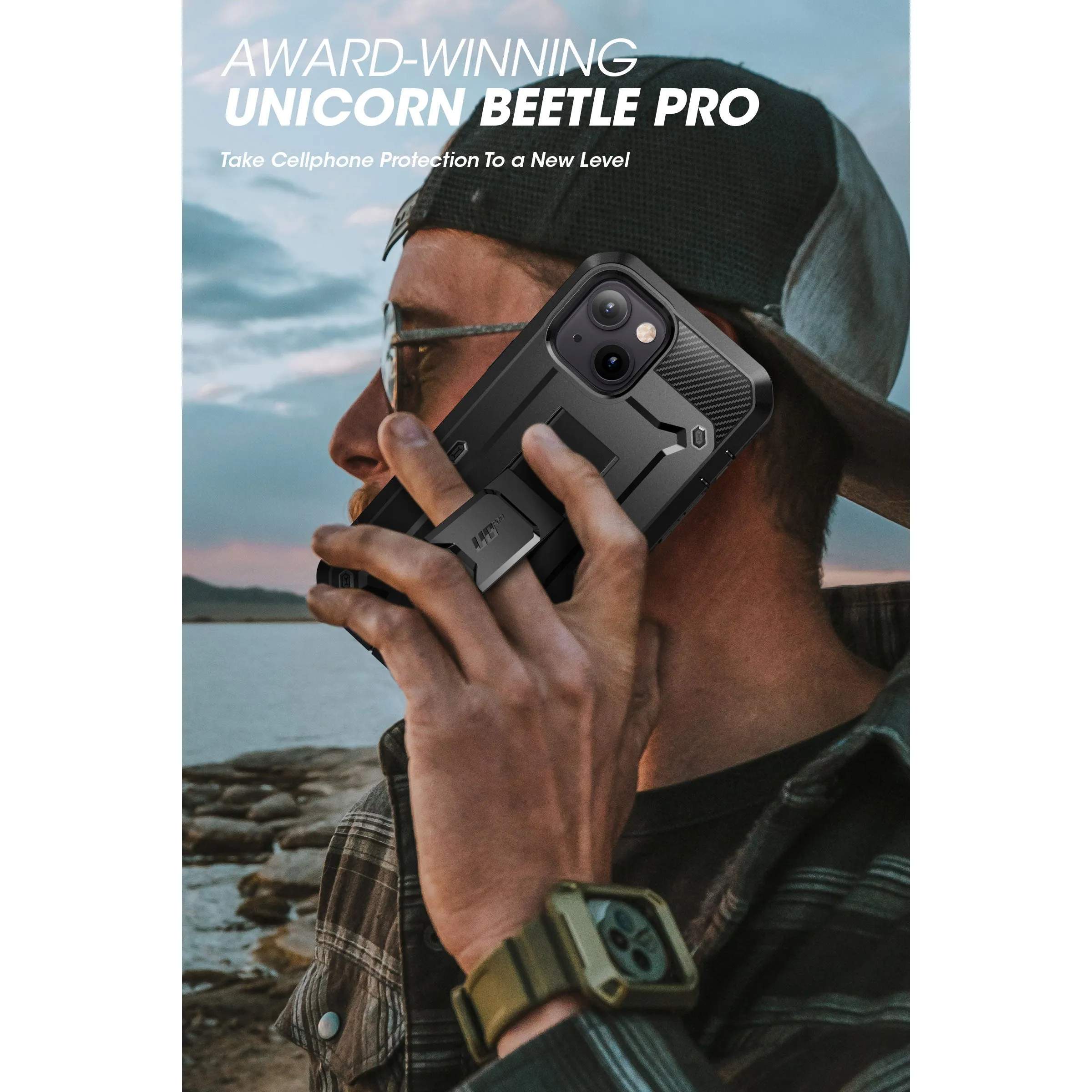 VIP Favorite iPhone 14 6.1 inch Unicorn Beetle PRO Rugged Case-Black  Dont Miss Out!
