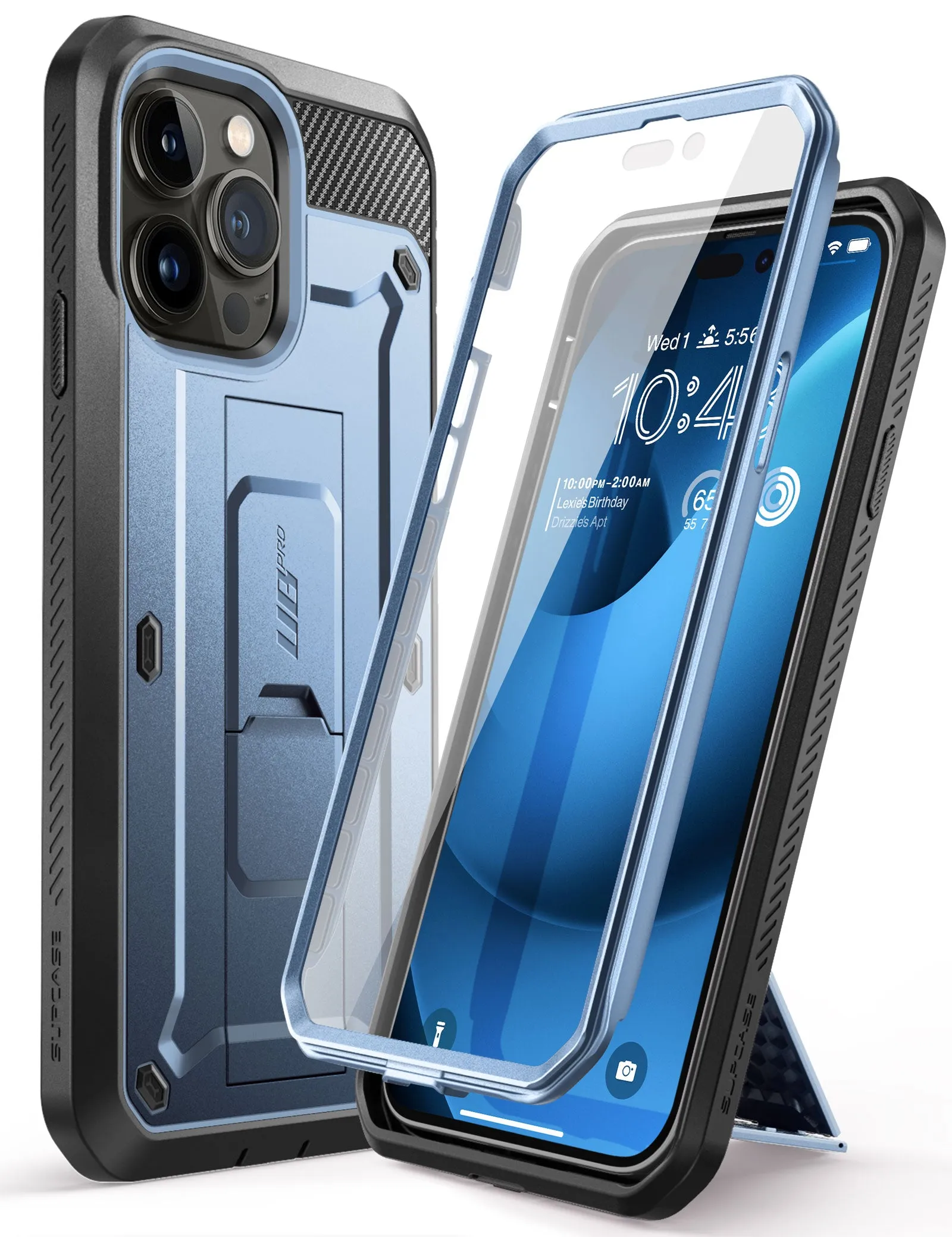 VIP Favorite iPhone 14 Pro Max 6.7 inch Unicorn Beetle PRO Rugged Case-Metallic Blue  Last Chance!