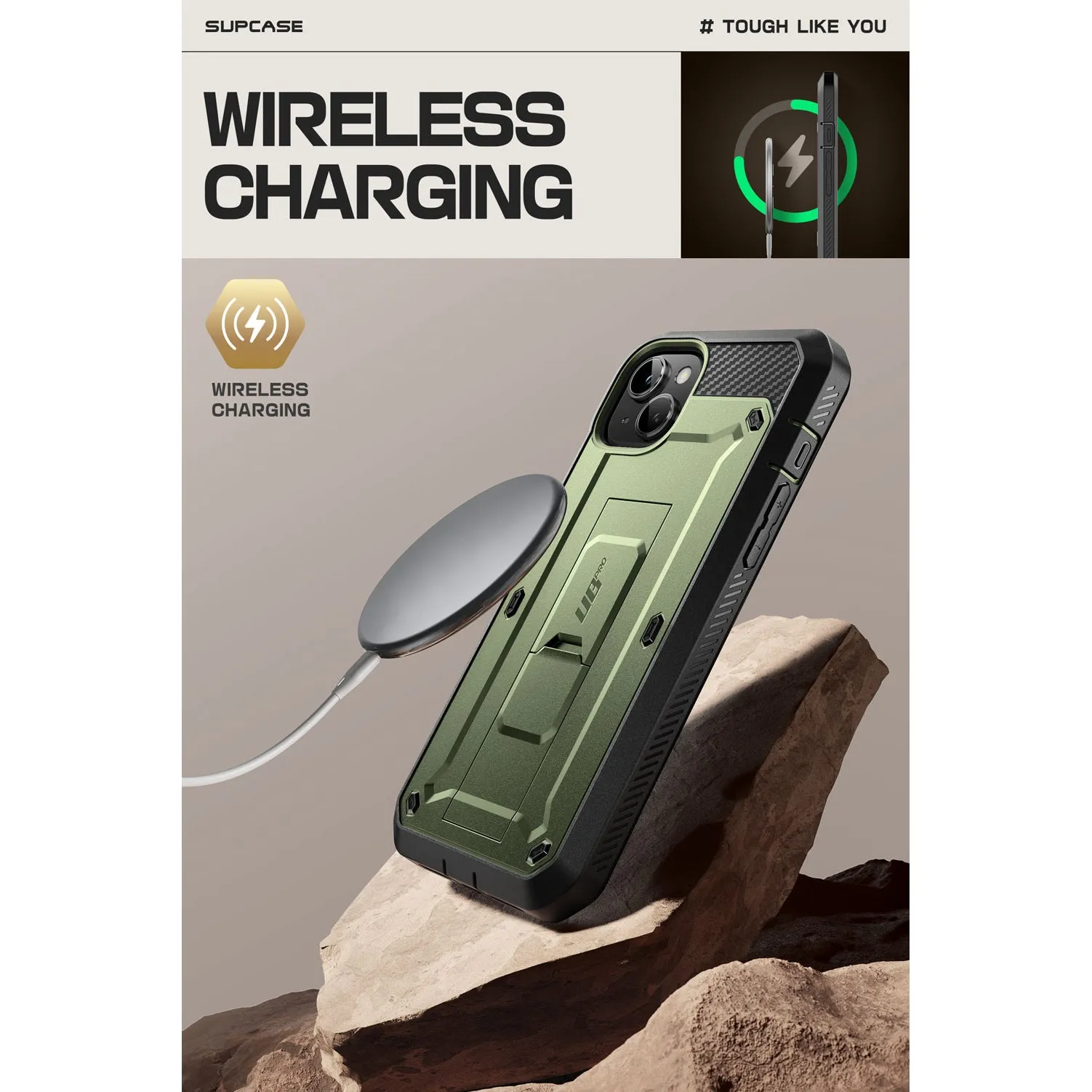 VIP Favorite iPhone 15 6.1 inch Unicorn Beetle PRO Rugged Case-Dark Green  Dont Miss Out!