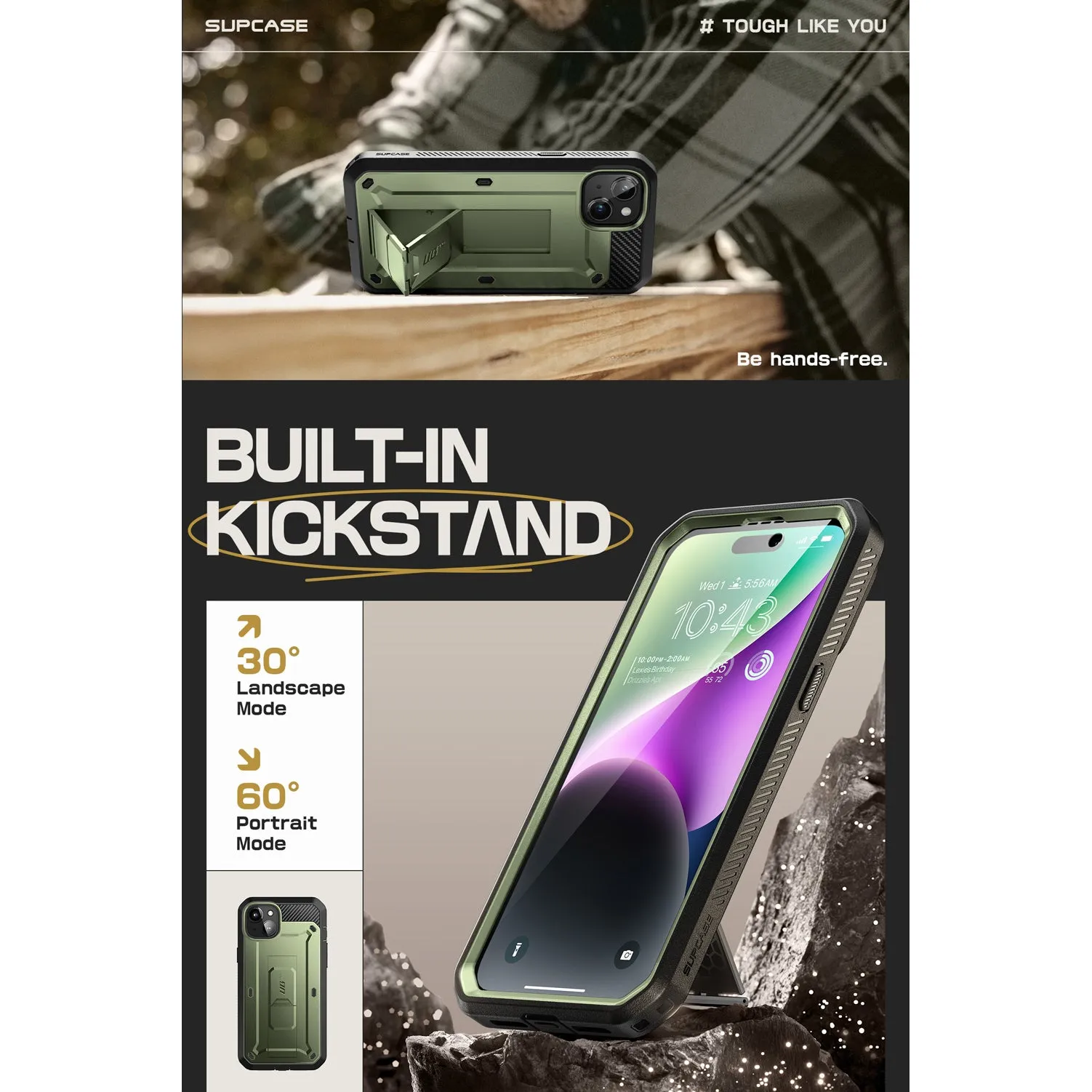 VIP Favorite iPhone 15 6.1 inch Unicorn Beetle PRO Rugged Case-Dark Green  Dont Miss Out!