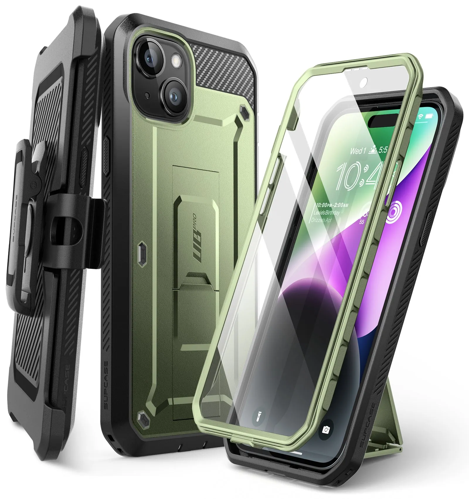 VIP Favorite iPhone 15 6.1 inch Unicorn Beetle PRO Rugged Case-Dark Green  Dont Miss Out!