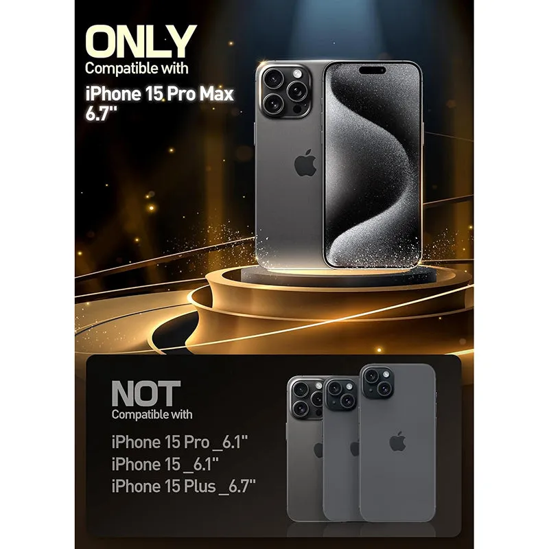 VIP Favorite iPhone 15 Pro Max 6.7 inch UB Grip MagSafe Phone Case-Black  Today Only!