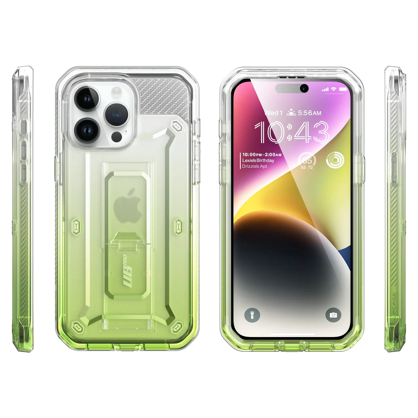 VIP Favorite iPhone 15 Pro Max 6.7 inch Unicorn Beetle PRO Rugged Case-Gradient Green  Limited Release!