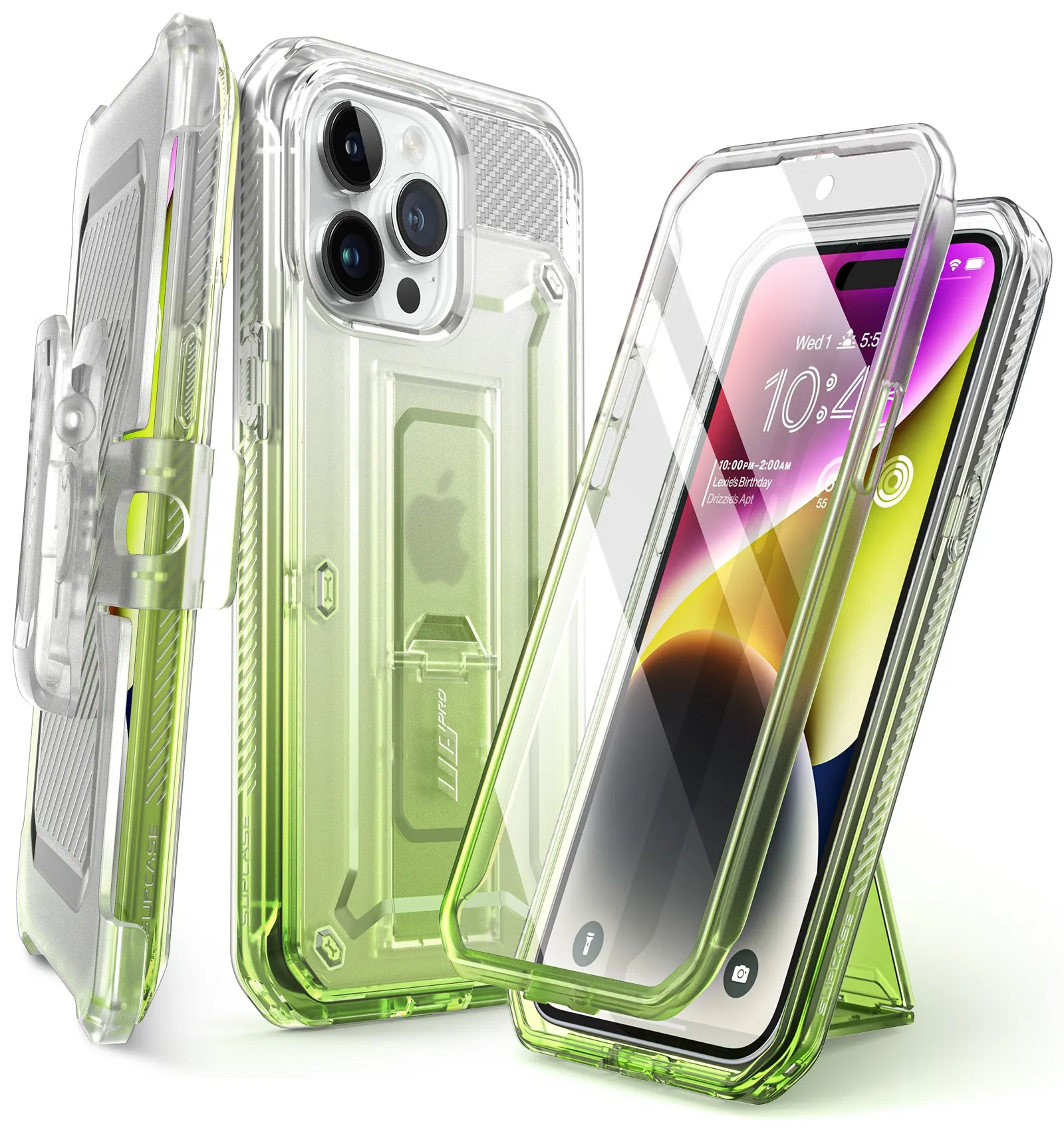 VIP Favorite iPhone 15 Pro Max 6.7 inch Unicorn Beetle PRO Rugged Case-Gradient Green  Limited Release!