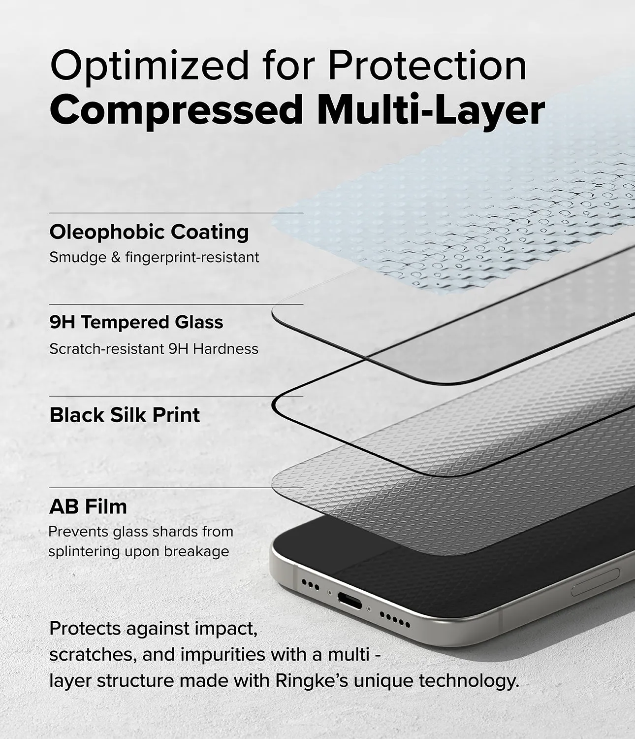 VIP Favorite iPhone 16 / 15 Screen Protector | Easy Slide Tempered Glass  Almost Sold Out!