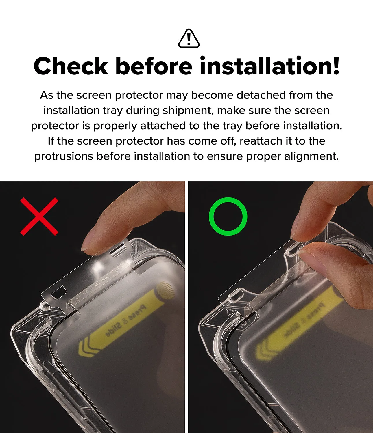 VIP Favorite iPhone 16 / 15 Screen Protector | Easy Slide Tempered Glass  Almost Sold Out!