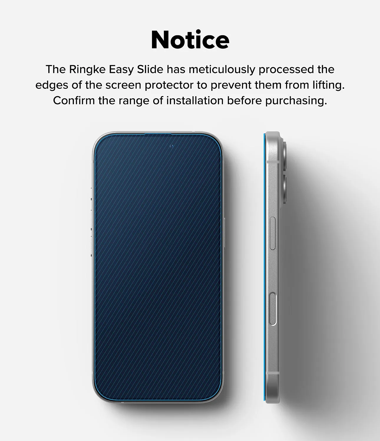 VIP Favorite iPhone 16 / 15 Screen Protector | Easy Slide Tempered Glass  Almost Sold Out!
