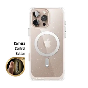 VIP Favorite iPhone 16 Pro 6.3 inch Unicorn Beetle MAG Slim Clear MagSafe Camera Control Button Case-Glitter Pink  Limited Stock!