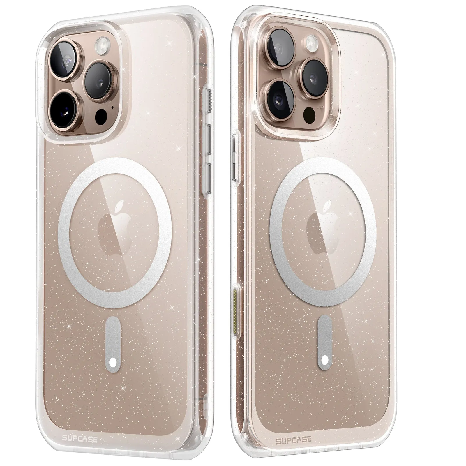 VIP Favorite iPhone 16 Pro 6.3 inch Unicorn Beetle MAG Slim Clear MagSafe Camera Control Button Case-Glitter Pink  Limited Stock!