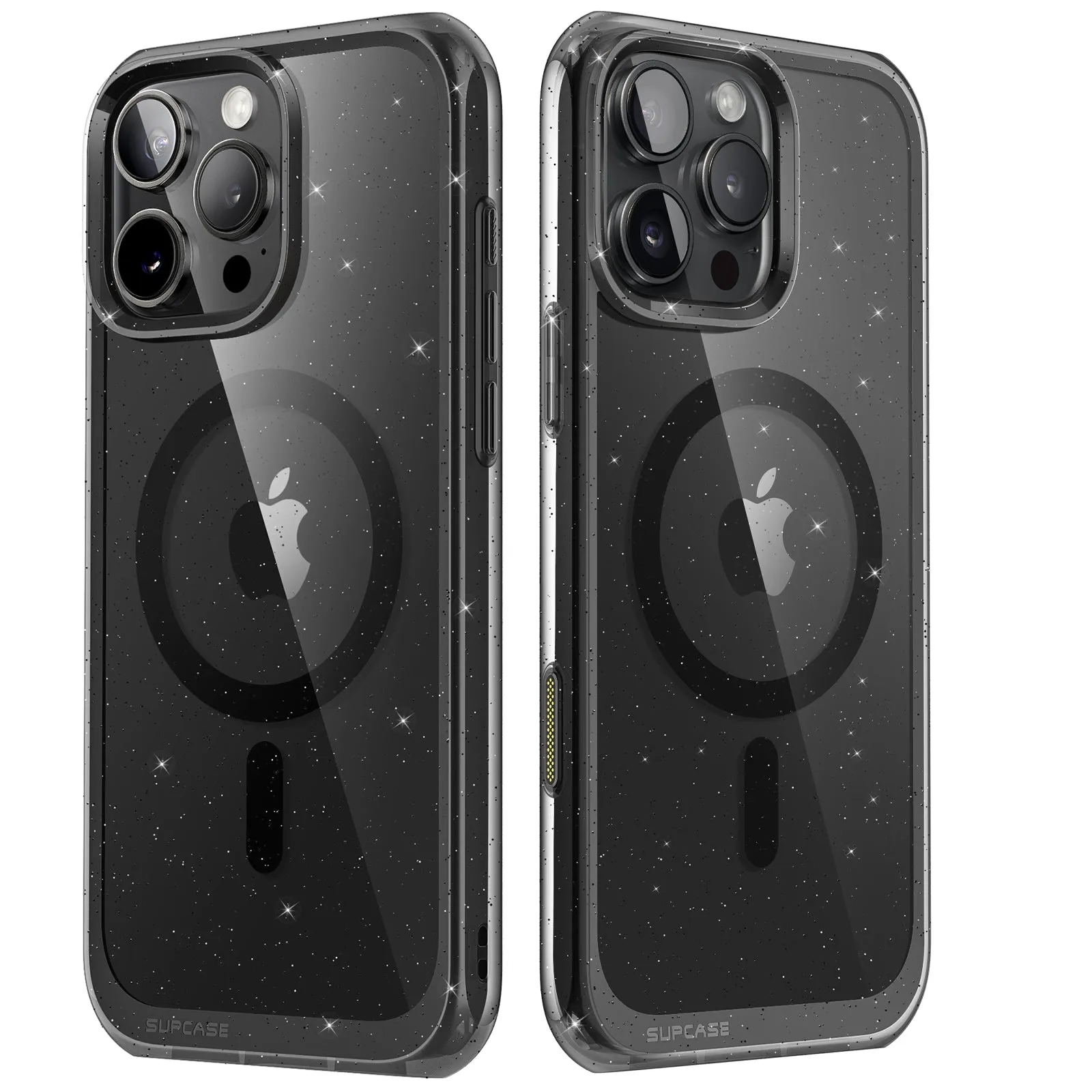 VIP Favorite iPhone 16 Pro Max 6.9 inch Unicorn Beetle MAG Slim Clear MagSafe Camera Control Button Case-Glitter Black  Almost Gone!
