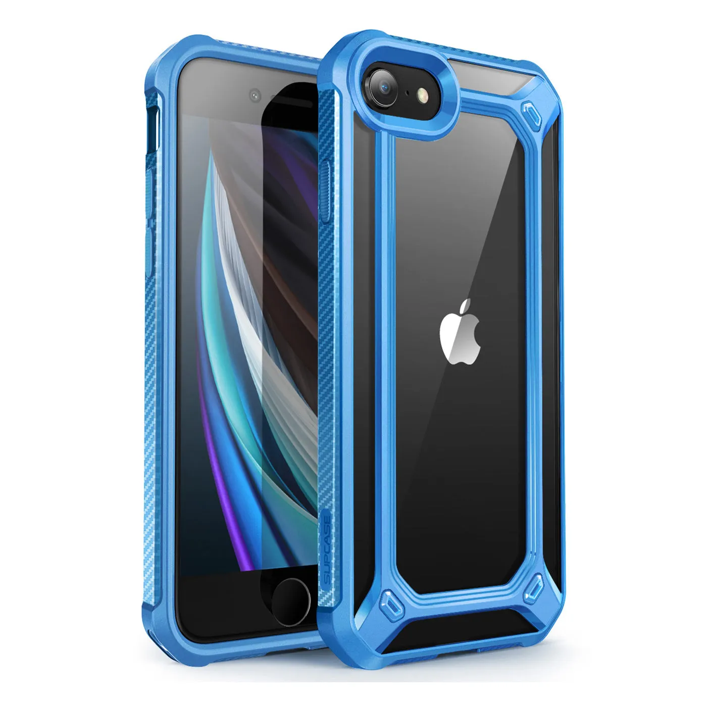 VIP Favorite iPhone SE Unicorn Beetle Exo Clear Case-Blue  Today Only!