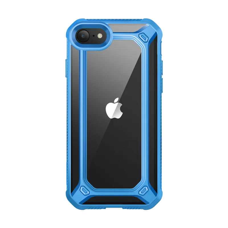 VIP Favorite iPhone SE Unicorn Beetle Exo Clear Case-Blue  Today Only!