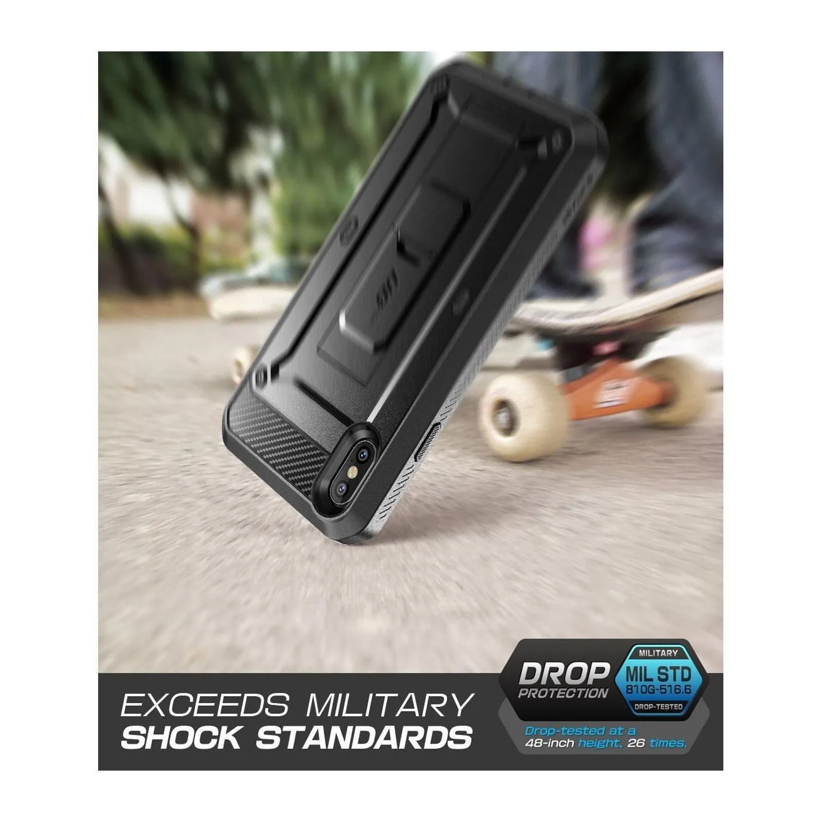VIP Favorite iPhone XS Max Unicorn Beetle Pro Full-Body Holster Case-Black  Limited Availability!