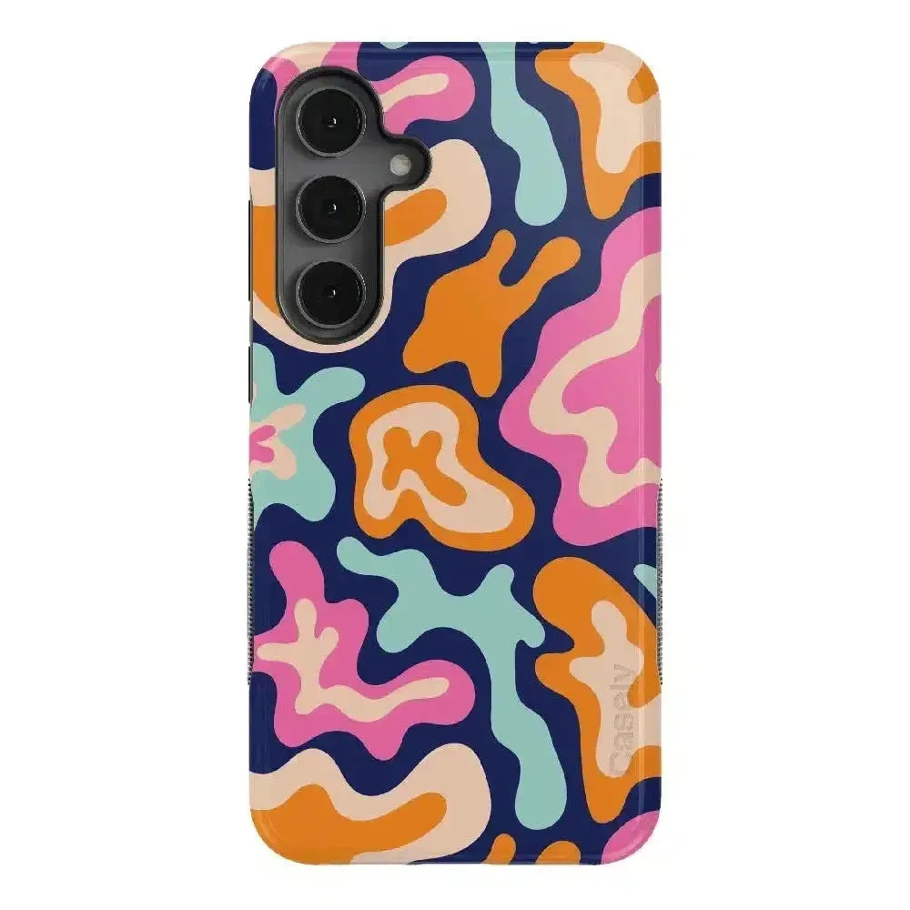 VIP Favorite Midnight Color Splash | Abstract Retro Samsung Case  Dont Miss Out!