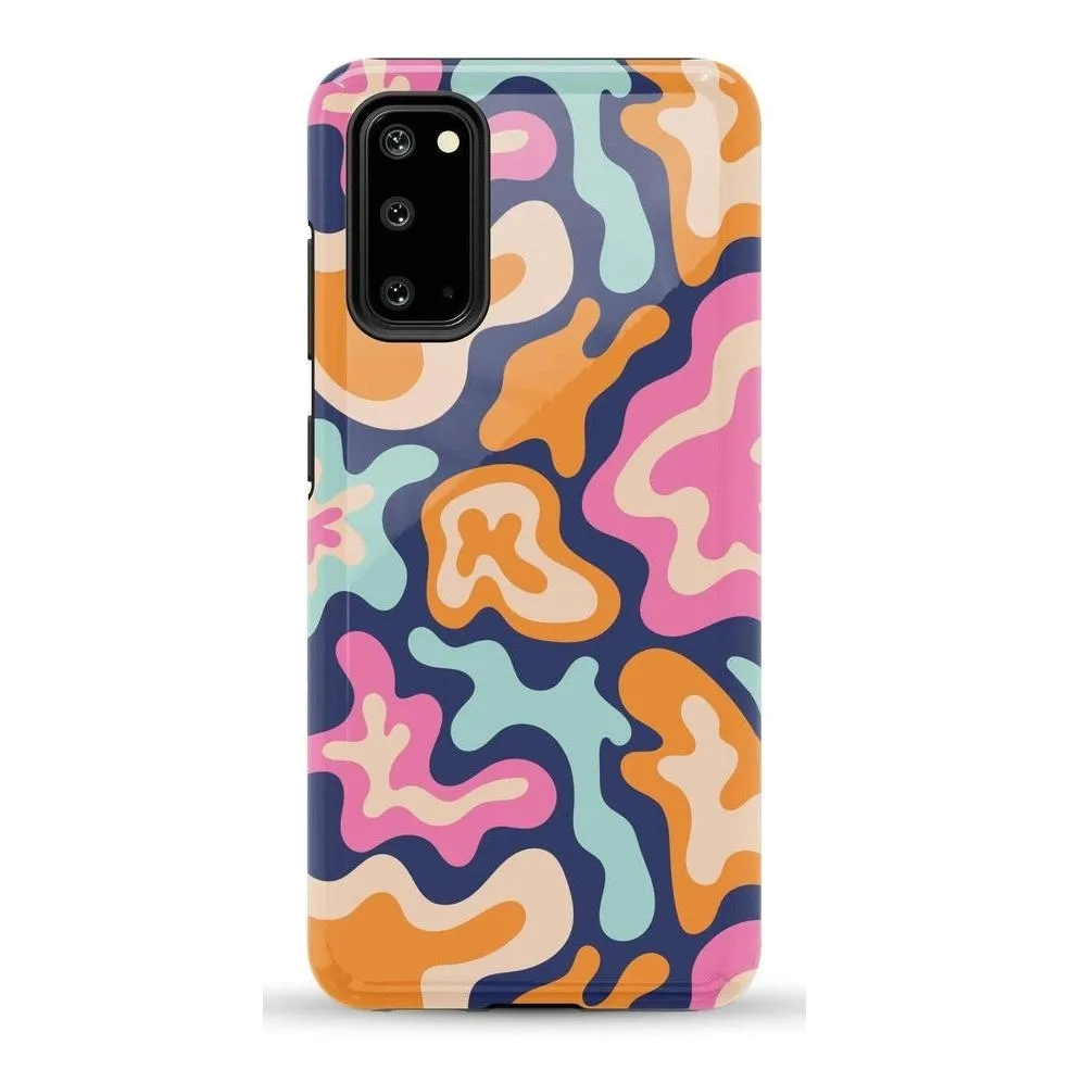 VIP Favorite Midnight Color Splash | Abstract Retro Samsung Case  Dont Miss Out!
