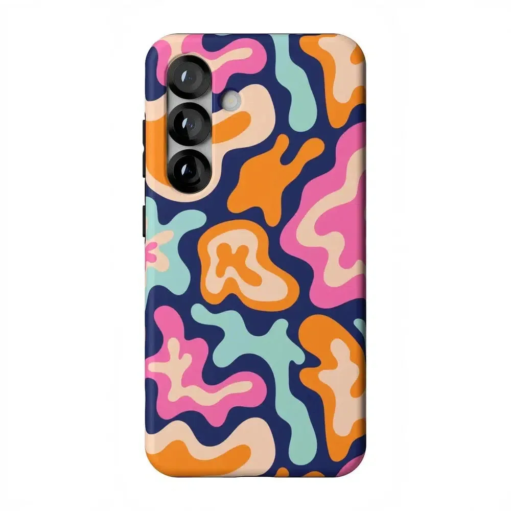 VIP Favorite Midnight Color Splash | Abstract Retro Samsung Case  Dont Miss Out!