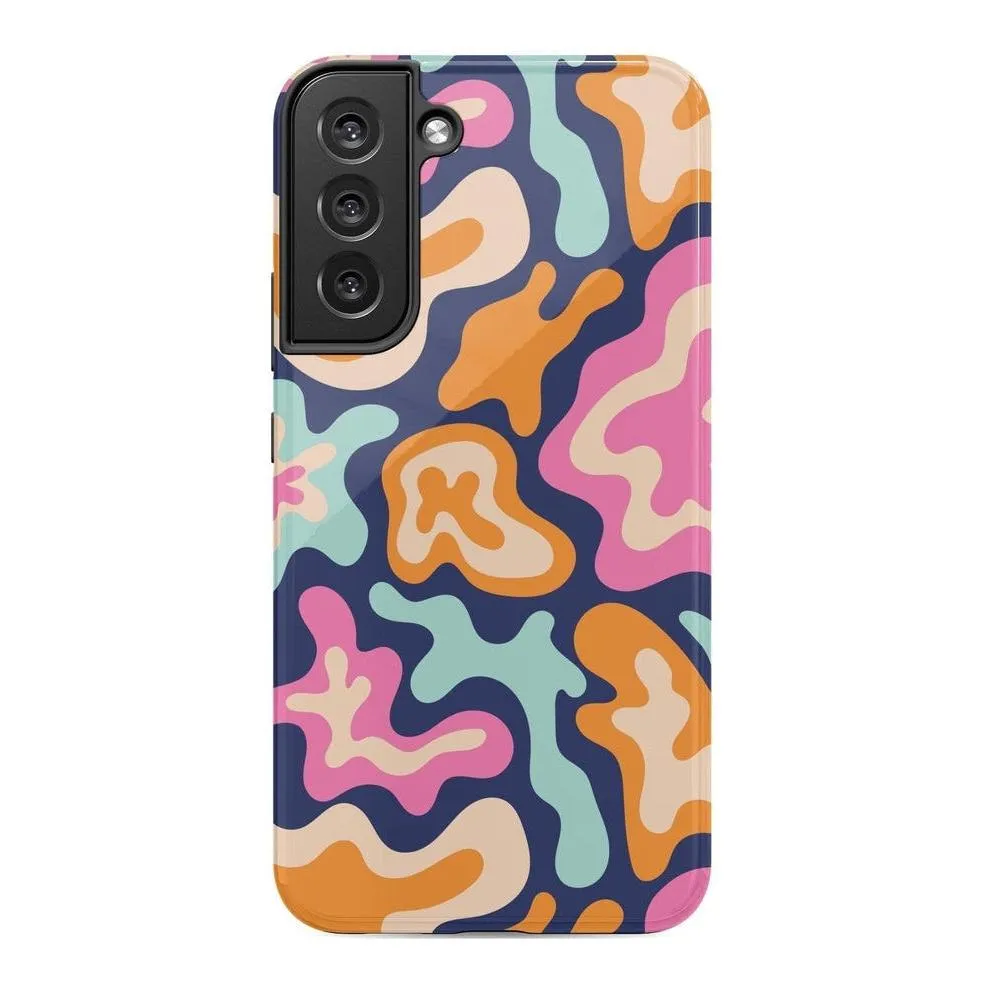 VIP Favorite Midnight Color Splash | Abstract Retro Samsung Case  Dont Miss Out!