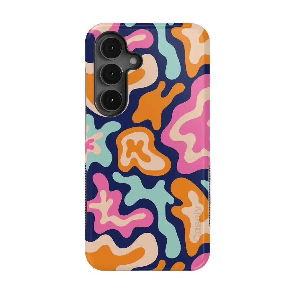 VIP Favorite Midnight Color Splash | Abstract Retro Samsung Case  Dont Miss Out!