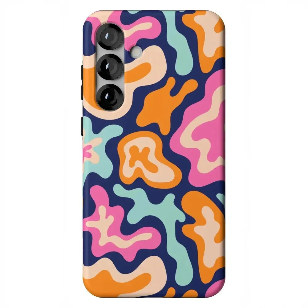 VIP Favorite Midnight Color Splash | Abstract Retro Samsung Case  Dont Miss Out!
