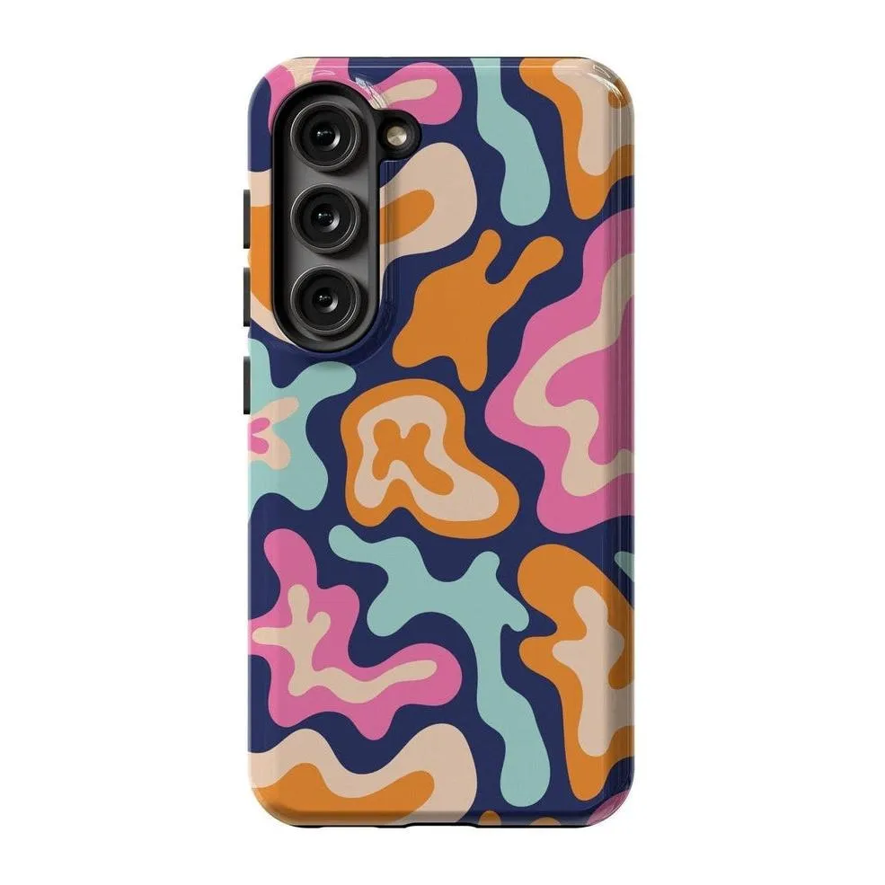 VIP Favorite Midnight Color Splash | Abstract Retro Samsung Case  Dont Miss Out!