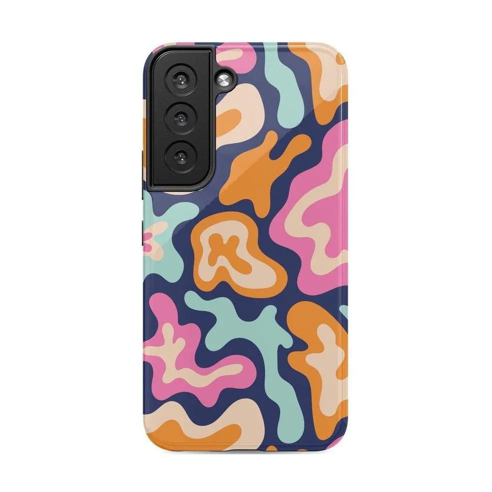 VIP Favorite Midnight Color Splash | Abstract Retro Samsung Case  Dont Miss Out!