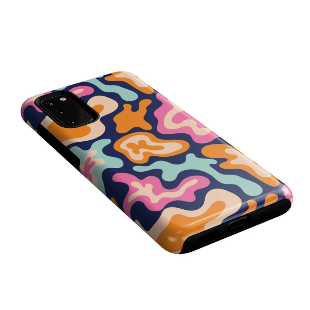 VIP Favorite Midnight Color Splash | Abstract Retro Samsung Case  Dont Miss Out!