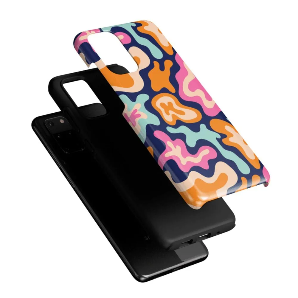 VIP Favorite Midnight Color Splash | Abstract Retro Samsung Case  Dont Miss Out!