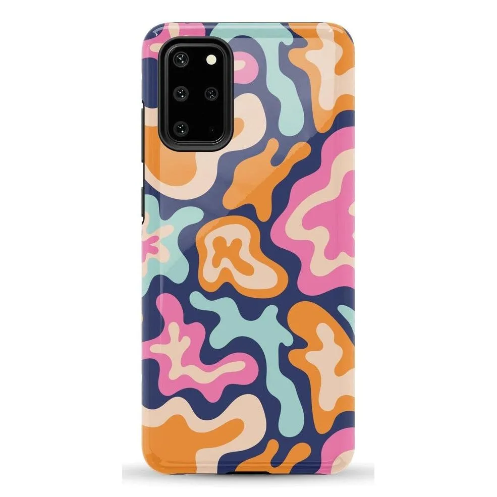 VIP Favorite Midnight Color Splash | Abstract Retro Samsung Case  Dont Miss Out!