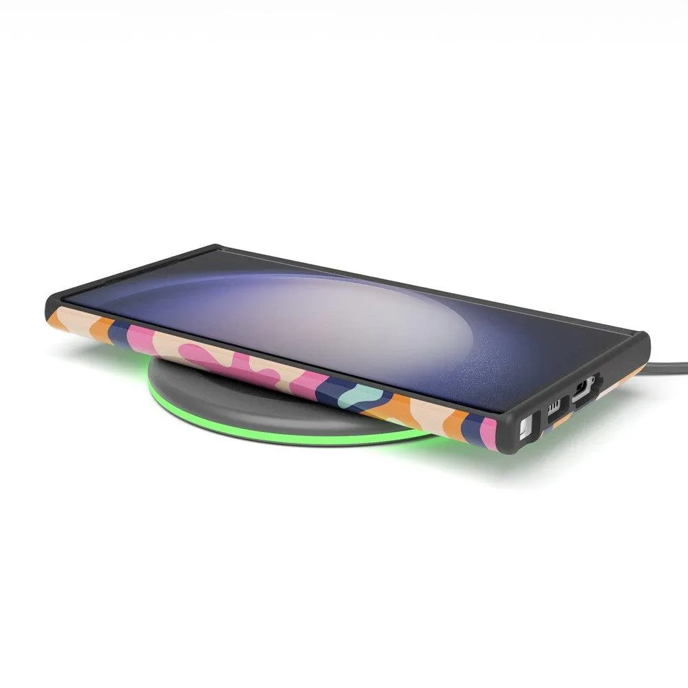 VIP Favorite Midnight Color Splash | Abstract Retro Samsung Case  Dont Miss Out!