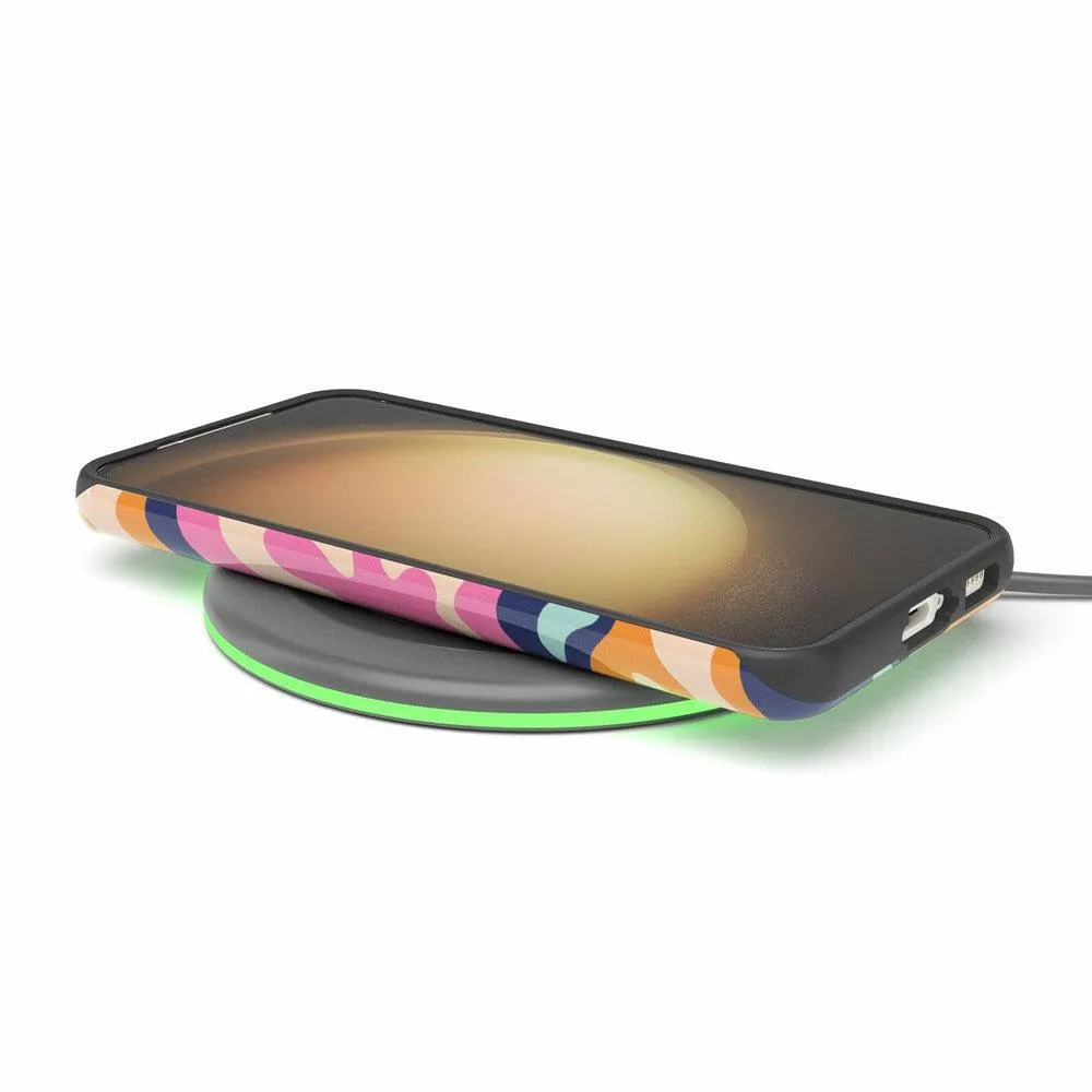 VIP Favorite Midnight Color Splash | Abstract Retro Samsung Case  Dont Miss Out!