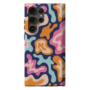 VIP Favorite Midnight Color Splash | Abstract Retro Samsung Case  Dont Miss Out!