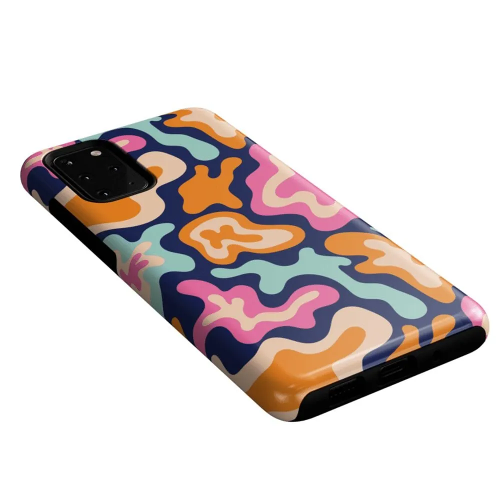 VIP Favorite Midnight Color Splash | Abstract Retro Samsung Case  Dont Miss Out!