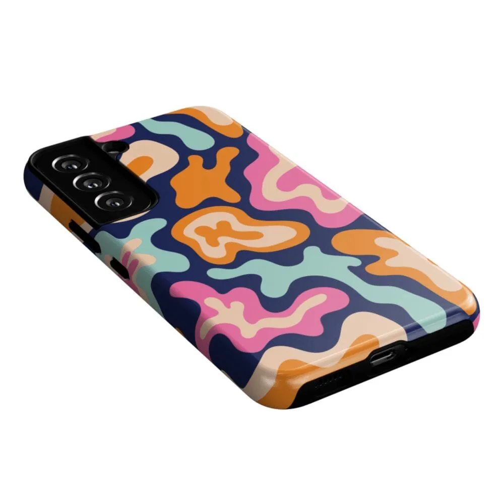 VIP Favorite Midnight Color Splash | Abstract Retro Samsung Case  Dont Miss Out!