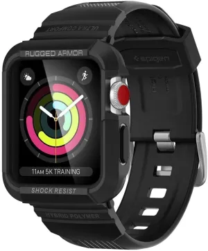 VIP Favorite Spigen Apple Watch Rugged Armor Pro Strap (Black)  Last Chance!