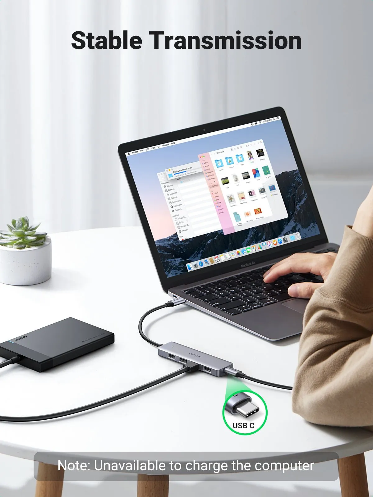 VIP Favorite UGREEN 4 Ports USB C Hub  Last Chance!