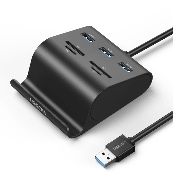 VIP Favorite Ugreen USB 3.0 Hub Card Reader with Phone Stand  Limited Availability!